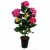Leaf Design 90cm Artificial Hydrangea Plant Pink with 200 Flowers