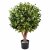 Leaf Design 90cm UV Resistant Gloxinia Single Ball Topiary with 1608 Leaves and Natural Trunk