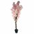 Leaf Design 150cm Artificial Pink Cherry Blossom Tree