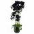 Leaf Design 110cm Large Black Orchid Artificial Plant (41 Real Touch Flowers)