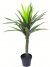 Leaf Design 90cm (3ft) Large Artificial Yukka Plant Spiky Realistic Tree Plant