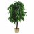 Leaf Design 120cm Large Artificial Mango Tree Plant with Metal Planter