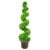Leaf Design 120cm Green Large Leaf Spiral with Decorative Planter