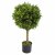 Leaf Design 80cm Boxwood Artificial Topiary Buxus Ball Tree (Extra Wide - 45cm Diameter)