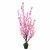 Leaf Design 120cm Realistic Artificial Cherry Blossom Tree Pink Silk Flowers (Potted)