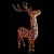 Premier 1.2m Soft Acrylic Reindeer with 200 Twinkling Warm White LEDS