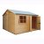 Shire 12 x 12 Mammoth Shiplap Tongue and Groove Dip Treated Garden Shed