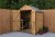 Forest Garden 6x4 Apex Overlap Dipped Wooden Garden Shed With Double Door (No Window / Installation Included)