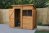Forest Garden 6x4 Pent Overlap Dipped Wooden Garden Shed (Installation Included)