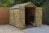Forest Garden 8x6 Apex Overlap Pressure Treated Wooden Garden Shed with Double Door (No Windows / Installation Included)