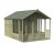 Forest Garden 8x12 Oakley Overlap Apex Pressure Treated Summerhouse (Installation Included)