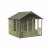 Forest Garden 8x8 Oakley Overlap Apex Pressure Treated Summerhouse (Installation Included)