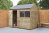 Forest Garden 8x6 Overlap Pressure Treated Reverse Apex Wooden Garden Shed (Installation Included)