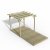 Forest Garden 2.4 x 4.8m Ultima Pergola and Decking Kit with Canopy