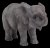 Vivid Arts Pet Pals Baby Elephant - Size F