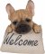 Vivid Arts French Golden Bulldog Welcome Petpal (Size F)
