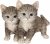 Vivid Arts Real Life Playful Tabby Kittens - Size D