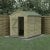 Forest Garden Beckwood Shiplap Pressure Treated 6x8 Apex Shed (No Window)