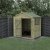 Forest Garden Beckwood Shiplap Pressure Treated 7x5 Apex Shed with Double Door