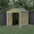 Forest Garden Beckwood Shiplap Pressure Treated 7x7 Apex Shed with Double Door (No Window / Installation Included)