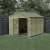 Forest Garden Beckwood Shiplap Pressure Treated 8x10 Apex Shed with Double Door (No Window / Installation Included)