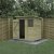 Forest Garden Beckwood Shiplap Pressure Treated 6x4 Pent Shed (Installation Included)