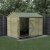 Forest Garden Beckwood Shiplap Pressure Treated 10x6 Reverse Apex Shed with Double Door (No Window / Installation Included)