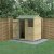 Forest Garden Beckwood Shiplap Pressure Treated 6x4 Reverse Apex Shed (Installation Included)