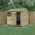 Forest Garden Beckwood Shiplap Pressure Treated 8x6 Reverse Apex Shed (Installation Included)