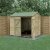 Forest Garden Beckwood Shiplap Pressure Treated 8x6 Reverse Apex Shed with Double Door (No Window / Installation Included)