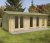 Forest Garden Blakedown 6.0m x 4.0m Apex Double Glazed Log Cabin (24kg Polyester Felt With Underlay / Installation Included)