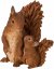 Vivid Arts Real Life Mother & Baby Red Squirrel - Size B