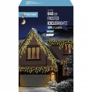 Premier 640 Multi Action LED Frosted Iciclebrights (Warm White)