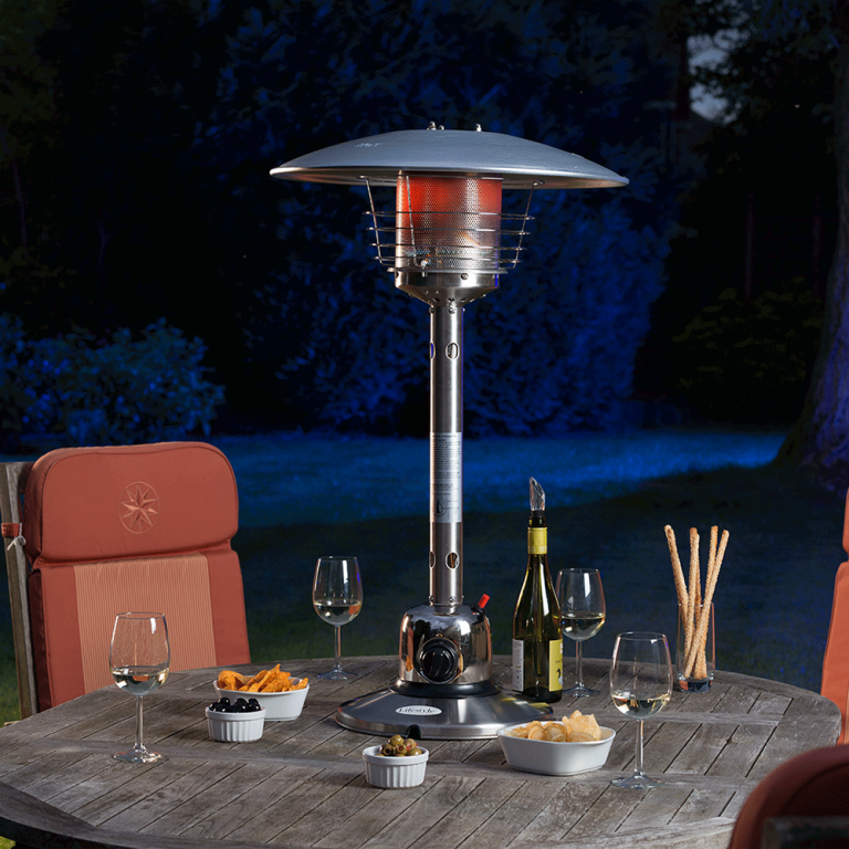 Lifestyle Sirocco 4kw Gas Table Top, Outdoor Gas Tabletop Patio Heater