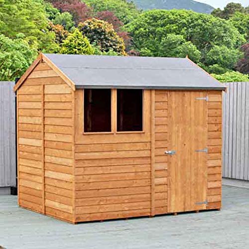 Shire 8 x 6 Overlap Dip Treated Garden Shed