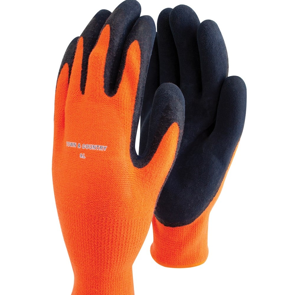 Image of Town & Country Mastergrip Thermolite Orange Glove Small