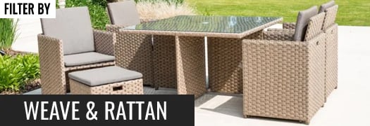 Weave and Rattan Garden Furniture